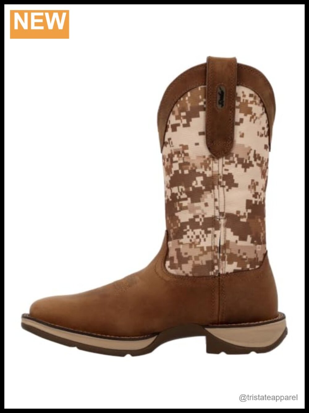 Durango Men's Western Work Boots Leather Nylon Square Toe Mid-Calf